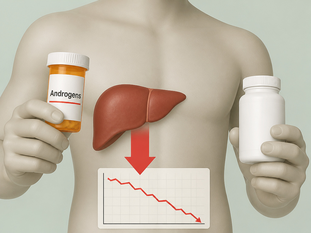 Medications and supplements like androgens causing low SHBG levels in men